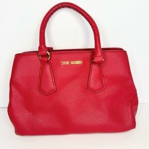 Steve Madden Bold Red Satchel